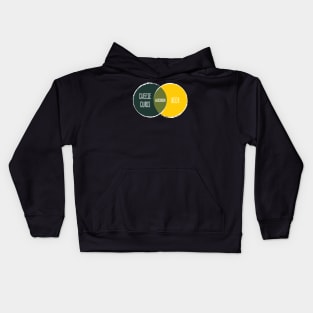 Wisconsin Venn Diagram Kids Hoodie